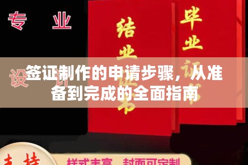 民权签证制作的申请步骤，从准备到完成的全面指南